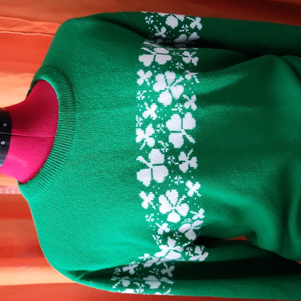 St. Patrick's Day Shamrock Sweater Holiday